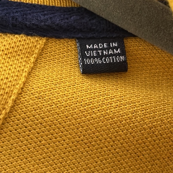 Men’s XL XLarge Nautica Gold Mustard Yellow Long Sleeve Shirt - Picture 5 of 6